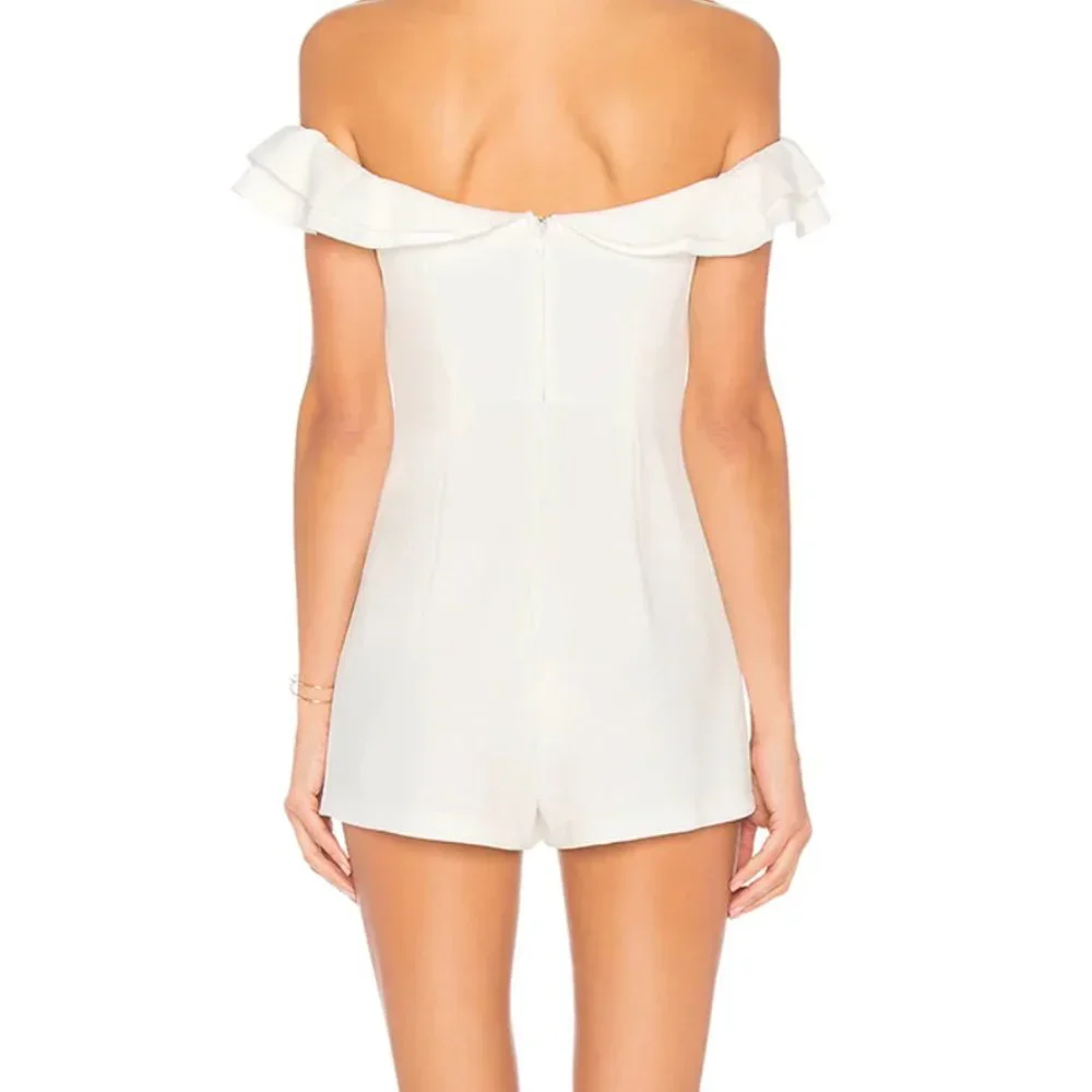 Superdown Jada Ruffle Romper - Picture 2 of 3